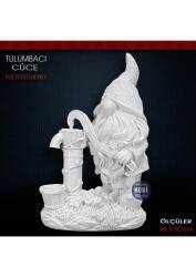 Tulumbacı Cüce Heykeli (30x20 cm) Ham Polyester - Tual Hobi Sanat (1)