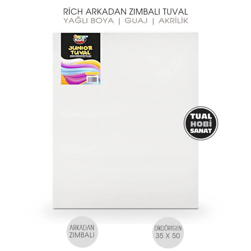Tuval Dikdörtgen Arkadan Zımbalı 35x50 cm Rich - 1