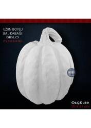 Uzun Boylu Kabak Heykeli (25x21 cm) Ham Polyester - Tual Hobi Sanat