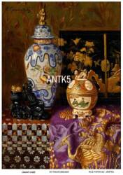 Vintage Antika Desenli Pirinç Dekopaj Model : ANTK05 - Line Art