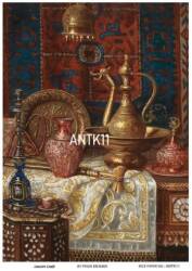 Vintage Antika Desenli Pirinç Dekopaj Model : ANTK11 - Line Art