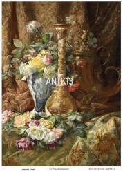 Vintage Antika Desenli Pirinç Dekopaj Model : ANTK13 - Line Art