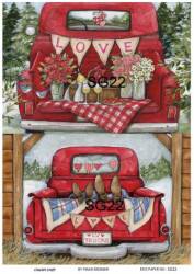 Vintage Araba Desenli Pirinç Dekopaj- Model : SG22 - Line Art