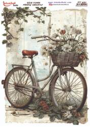 Vintage Bisiklet Desenli Pirinç Dekopaj Model : PT 0491 - Tual Hobi Craft İst