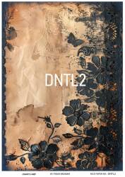 Vintage Dantel Desenli Pirinç Dekopaj Model : DNTL002 - Line Art