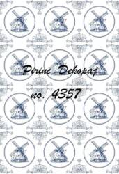 Vintage Değirmen Desenli Pirinç Dekopaj Model : 4357 - Line Art