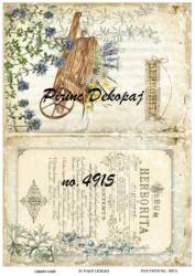 Vintage Desenli Pirinç Dekopaj Model : 4915 - Line Art