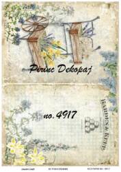 Vintage Desenli Pirinç Dekopaj Model : 4917 - Line Art