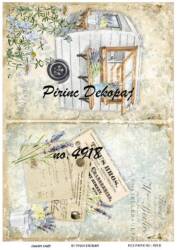 Vintage Desenli Pirinç Dekopaj Model : 4918 - Line Art