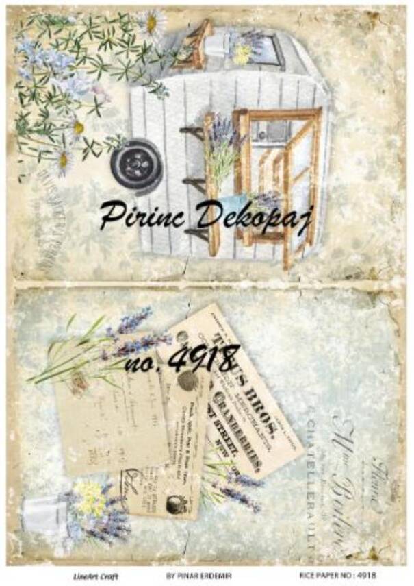Vintage Desenli Pirinç Dekopaj Model : 4918 - 1