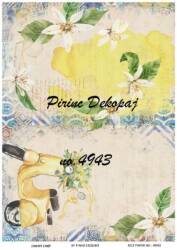 Vintage Desenli Pirinç Dekopaj Model : 4943 - Line Art