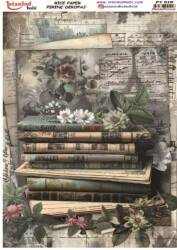 Vintage Kitap Desenli Pirinç Dekopaj Model : PT 0618 - Tual Hobi Craft İst