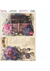 Vintage Mor Konseptli Desenli Pirinç Dekopaj Model : PT 1861 - Tual Hobi Craft İst