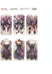 Vintage Mor Konseptli Desenli Pirinç Dekopaj Model : PT 1885 - Tual Hobi Craft İst