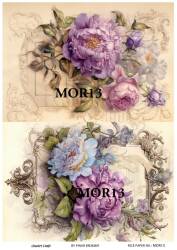 Vintage Mor Konseptli Pirinç Dekopaj Model : MOR13 - Line Art