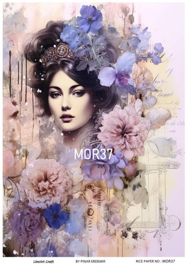 Vintage Mor Konseptli Pirinç Dekopaj Model : MOR37 - 1