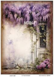 Vintage Mor Konseptli Pirinç Dekopaj Model : MOR49 - Line Art