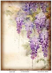 Vintage Mor Konseptli Pirinç Dekopaj Model : MOR51 - Line Art