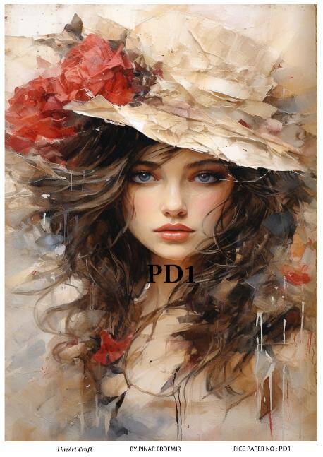 Vintage Paris Day Desenli Pirinç Dekopaj Model : PD01 - 1