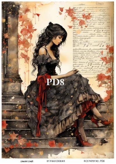 Vintage Paris Day Desenli Pirinç Dekopaj Model : PD08 - 1