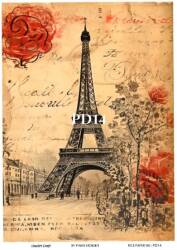 Vintage Paris Day Desenli Pirinç Dekopaj Model : PD14 - Line Art