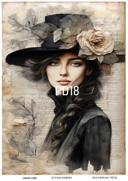 Vintage Paris Day Desenli Pirinç Dekopaj Model : PD18 - 1