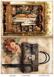 Vintage Paris Day Desenli Pirinç Dekopaj Model : PD23 - Line Art