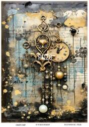 Vintage Paris Day Desenli Pirinç Dekopaj Model : PD28 - Line Art