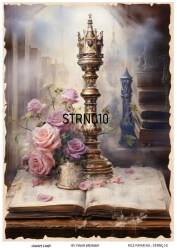 Vintage Satranç Desenli Pirinç Dekopaj Model : STRNÇ10 - Line Art