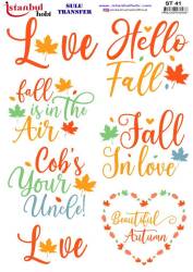 Yazı Desenli Sulu Transfer Kağıdı ST-041 - Tual Hobi Craft Ist