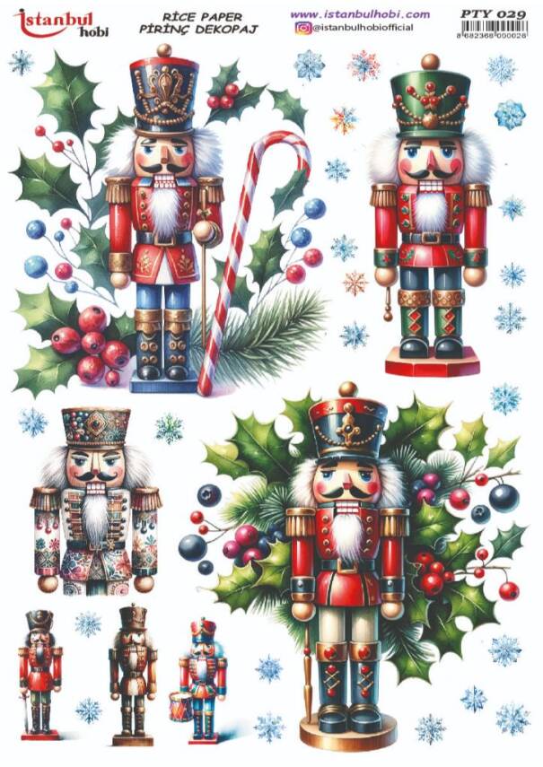 Yılbaşı Desenli Pirinç Dekopaj Model : PTY 029 - 1