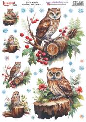 Yılbaşı Desenli Pirinç Dekopaj Model : PTY 036 - Tual Hobi Craft İst