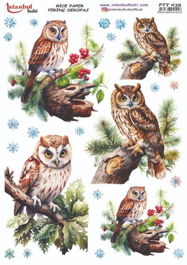 Yılbaşı Desenli Pirinç Dekopaj Model : PTY 039 - 1