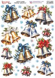 Yılbaşı Desenli Pirinç Dekopaj Model : PTY 062 - Tual Hobi Craft İst