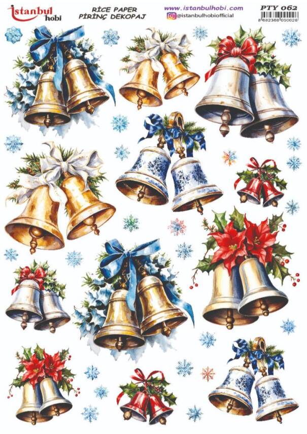 Yılbaşı Desenli Pirinç Dekopaj Model : PTY 062 - 1