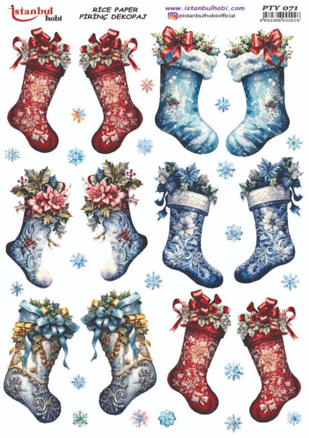 Yılbaşı Desenli Pirinç Dekopaj Model : PTY 071 - 1