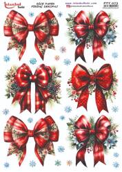 Yılbaşı Desenli Pirinç Dekopaj Model : PTY 073 - Tual Hobi Craft İst