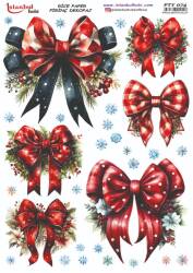 Yılbaşı Desenli Pirinç Dekopaj Model : PTY 074 - Tual Hobi Craft İst