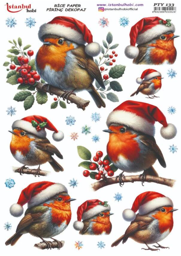 Yılbaşı Desenli Pirinç Dekopaj Model : PTY 133 - 1