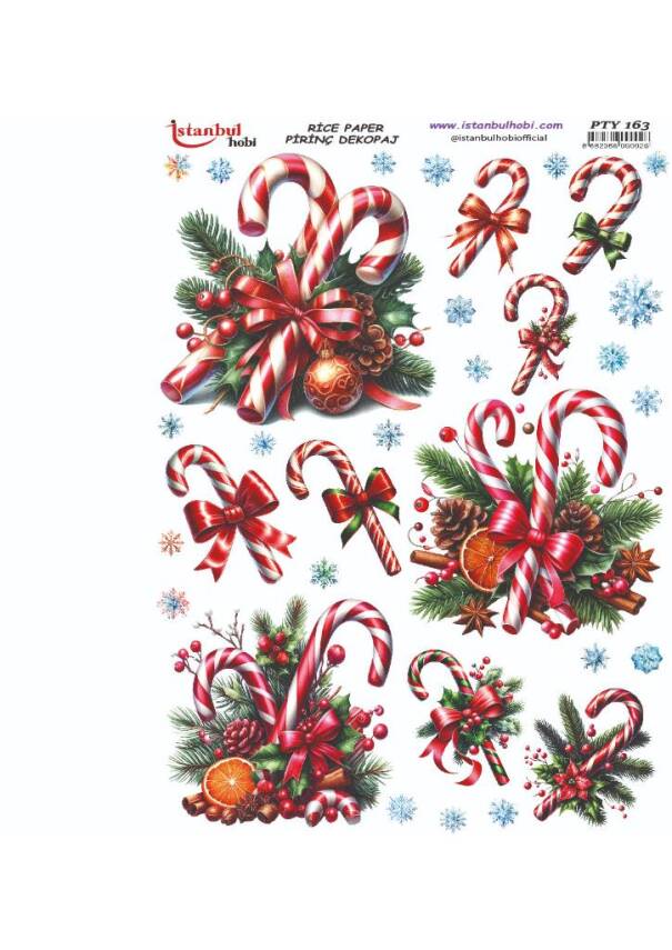 Yılbaşı Desenli Pirinç Dekopaj Model : PTY 163 - 1