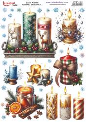 Yılbaşı Desenli Pirinç Dekopaj Model : PTY 167 - Tual Hobi Craft İst