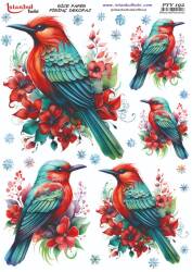 Yılbaşı Desenli Pirinç Dekopaj Model : PTY 192 - Tual Hobi Craft İst