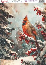 Yılbaşı Desenli Pirinç Dekopaj Model : PTY 263 - Tual Hobi Craft İst