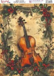 Yılbaşı Desenli Pirinç Dekopaj Model : PTY 319 - Tual Hobi Craft İst