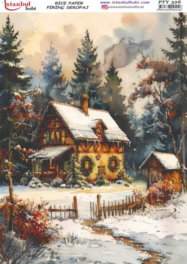 Yılbaşı Desenli Pirinç Dekopaj Model : PTY 326 - 1