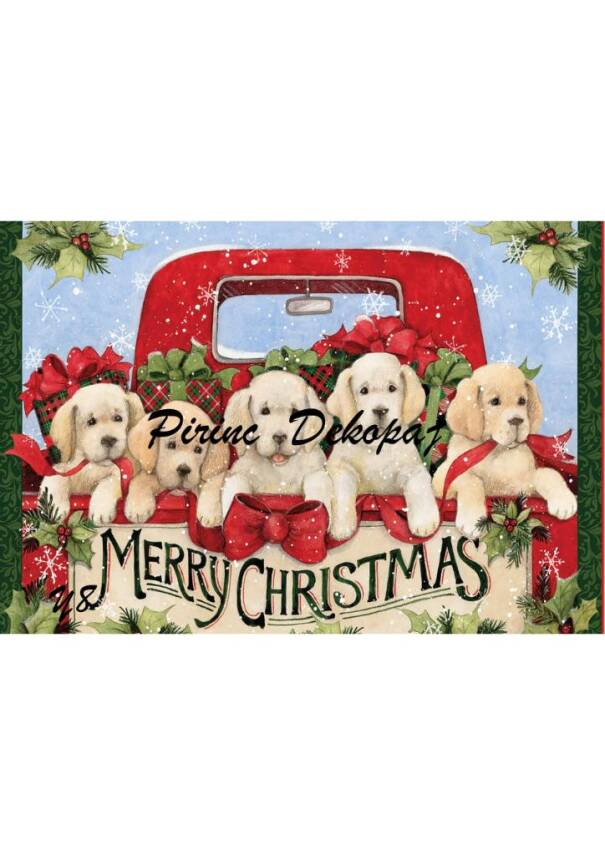 Yılbaşı Desenli Pirinç Dekopaj Model : Y008 - 1