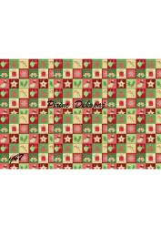 Yılbaşı Desenli Pirinç Dekopaj Model : Y047 - Line Art