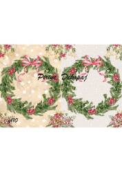 Yılbaşı Desenli Pirinç Dekopaj Model : Y110 - Line Art