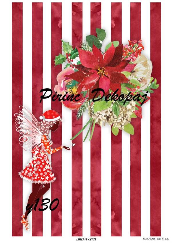 Yılbaşı Desenli Pirinç Dekopaj Model : Y130 - 1