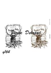 Yılbaşı Desenli Pirinç Dekopaj Model : Y164 - Line Art